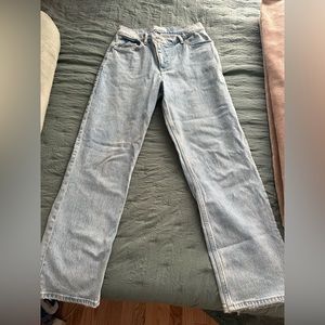 90s straight ultra high rise jeans